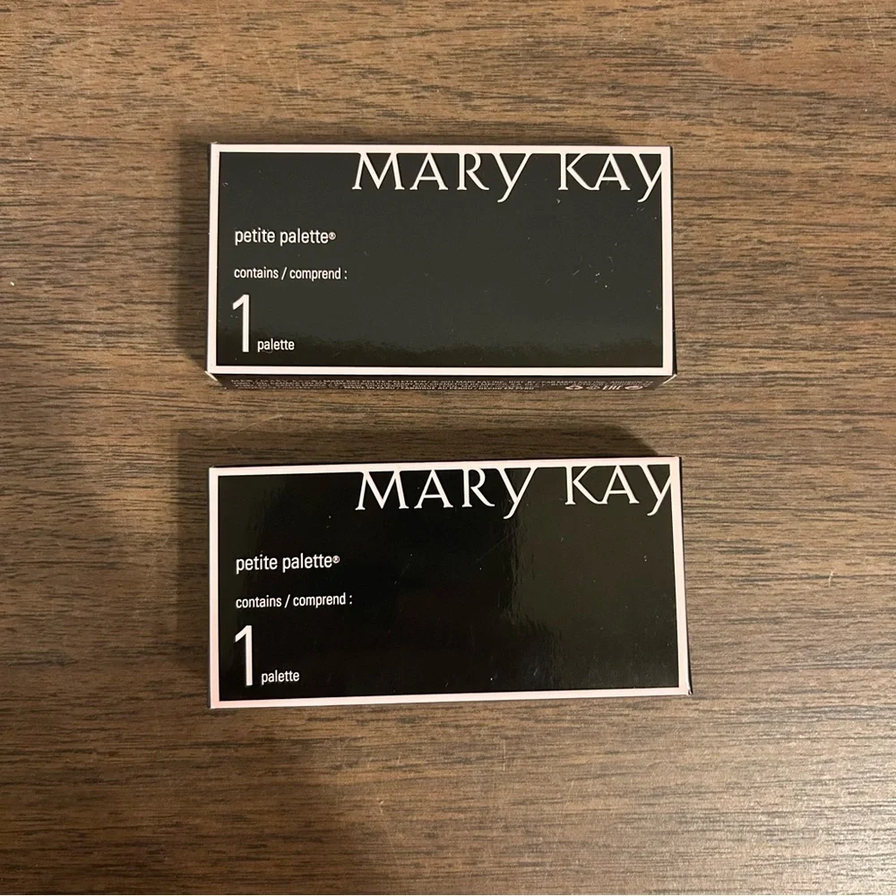 Lot Of 2 Mary Kay Empty Refillable Petite Palette #114610 Compact New in Box